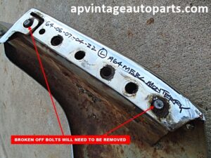 1964 Mercury Monterey front bumper end LH