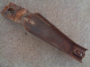 1968 Lincoln rear bumper brackets