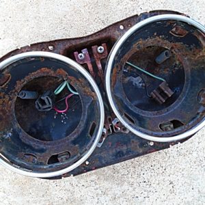 1958 1960 Ford Thunderbird headlight bucket assembly