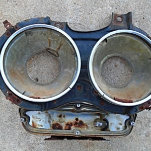 1962 Chevrolet Impala headlight bucket mount assembly