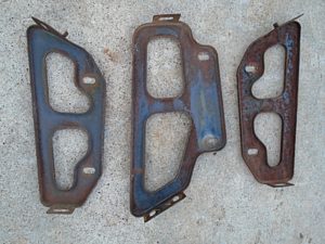 1962 Lincoln Continental grille support brackets