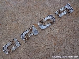 1965 Ford truck trim script letters