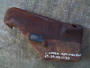 1969 Chevrolet Impala rear bumper brackets