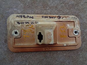 1978 Pontiac Firebird side marker