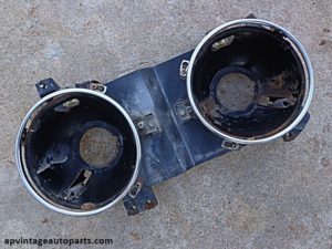 1962 Mercury Monterey headlight bucket assembly