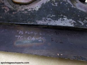 1975 Ford Galaxie LTD rear bumper filler