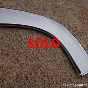 1956 Desoto Firedome RH rear window exterior corner trim molding