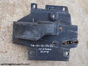 1974 Ford Torino hood latch bracket assembly