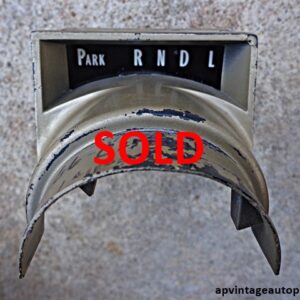1966 Chevrolet Impala powerglide shift indicator