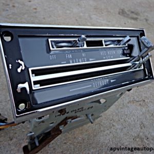 1967 Buick dash AC temp control