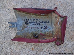 1969 Lincoln Continental inner windshield headliner molding