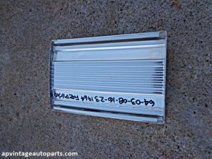 1964 Ford Galaxie 500 tail panel