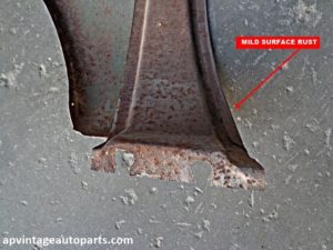 1975 Plymouth Duster fender parts