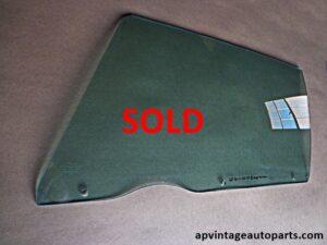 1968 Pontisac Catalina Grand Prix door glass