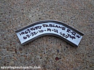 1963 Ford Fairlane window molding trim