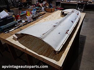 1963 Ford Thunderbird fender prepared for shipment