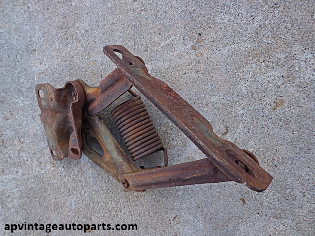 1965-1966 Ford Mustang Hood Hinge – Left Side, OE Spec – By Maryland Mustang, Painted Black