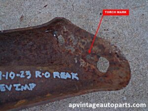 1965 Impala rear bumper brackets