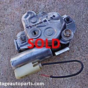1973 Buick power trunk lock release
