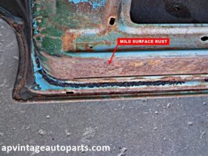 1958 Ford Fairlane door shell 4 dr hardtop LH rear