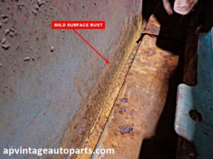 1958 Ford Fairlane door shell 4 dr hardtop LH rear