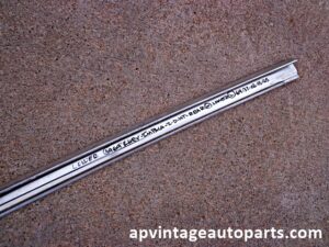 1969 Chevy Impala 2 dr hardtop back window lower LH exterior molding