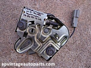 1977 1979 Lincoln Continental trunk lock