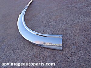 1955 Cadillac Deville rear window deck trim