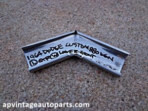 1964 Dodge Custom 880 wagon quarter window trim