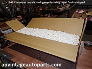 1966 Chevrolet Impala SS dash speedometer cluster housing