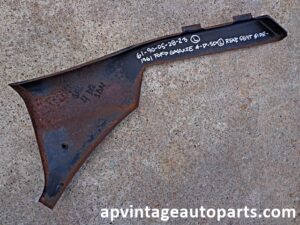 1960 Ford Galaxie sail panel seat filler