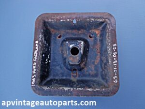 1963 Ford spare tire bumper jack