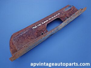 1965 Chevrolet Impala Bel Air rear back bumper tag plate panel brace