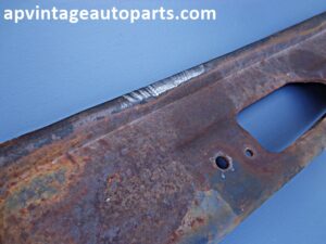 1965 Chevrolet Impala Bel Air rear back bumper tag plate panel brace