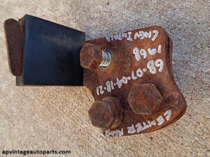 1968 Impala rear bumper center brace mount
