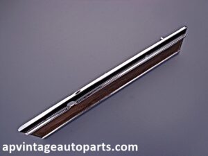 1969 Ford Fairlane Mercury Montego glove box door molding panel
