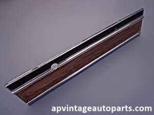 1969 Ford Fairlane Mercury Montego glove box door molding