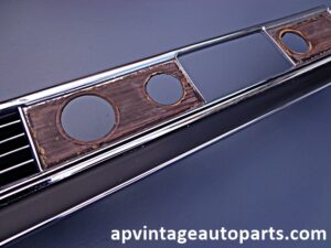 1969 Mercury Montego Ford Fairlane center dash AC vent woodgrain bezel