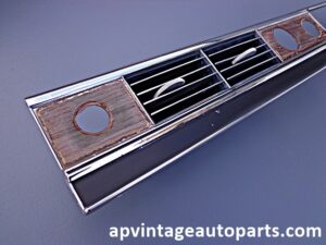 1969 Mercury Montego Ford Fairlane center dash AC vent woodgrain bezel