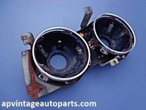 1963 Ford Fairlane headlight bucket assembly