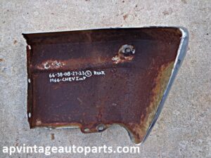 1966 Chevrolet Impala rear bumper end LH core