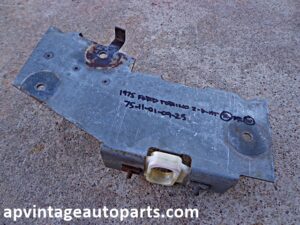 1975 Ford Torino 2 dr hardtop RH door window guide track mount