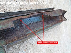 1963 Mercury Comet convertible sanp molding