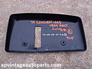 1979 Lincoln Continental Mark V overhead seat belt retractor cover