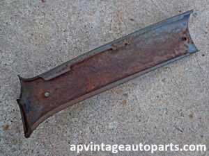 1956 Ford Fairlane RH interior windshield post molding garnish
