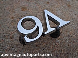 1975 1976 Buick V6 fender badge emblem