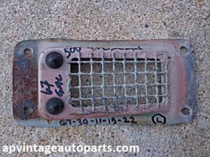 1967 Ford Galaxie front door air flow vent screen assembly