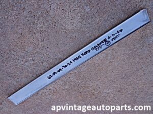 1962 Ford Galaxie RH front door vertical window frame front molding