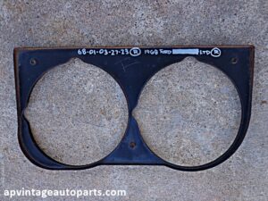 1968 Ford LTD hideaway headlight door RH bezel