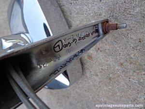 1969 Ford Galaxie side view remote mirror